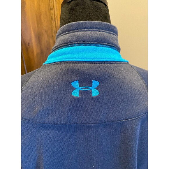 Under Armour Womens Gray & Turquoise Athletic Jacket Sz Large Sporty Athleisure - Picture 7 of 12